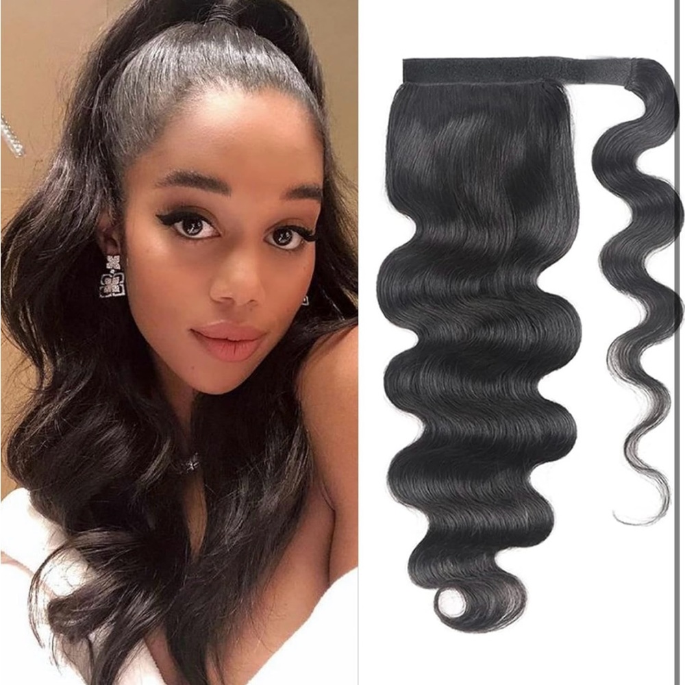 20in Body Wave Human Hair Ponytail